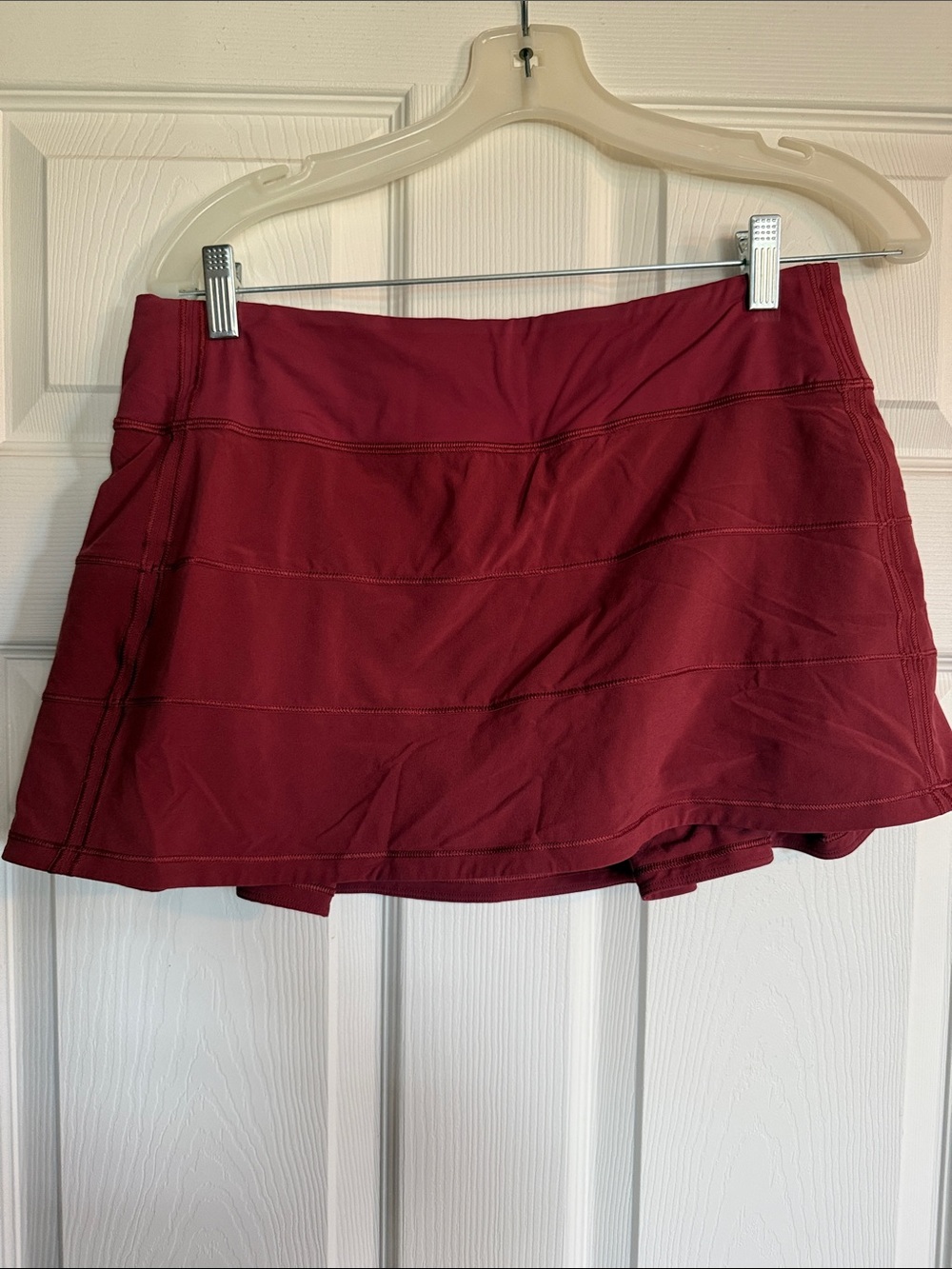 lululemon athletica Maroon Athletic Skort